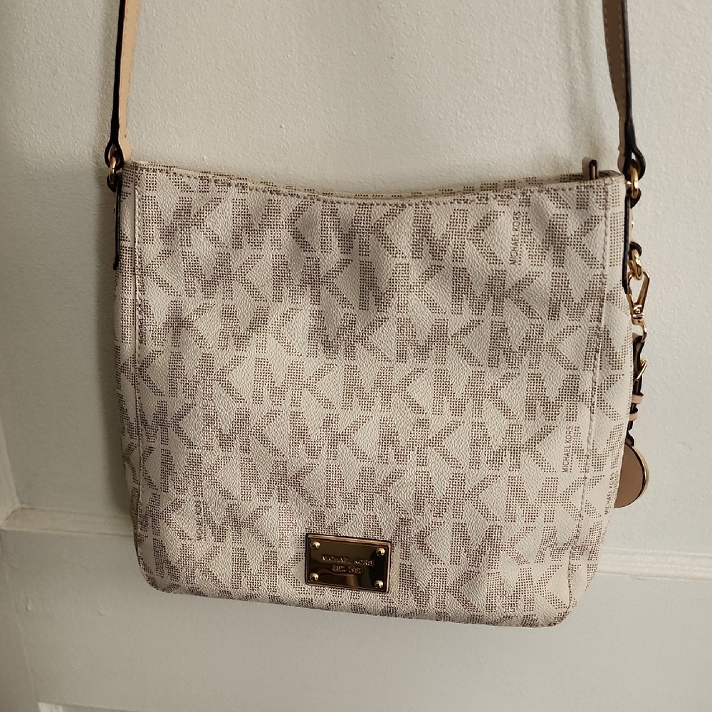Michael Kors Cream Crossbody Bag